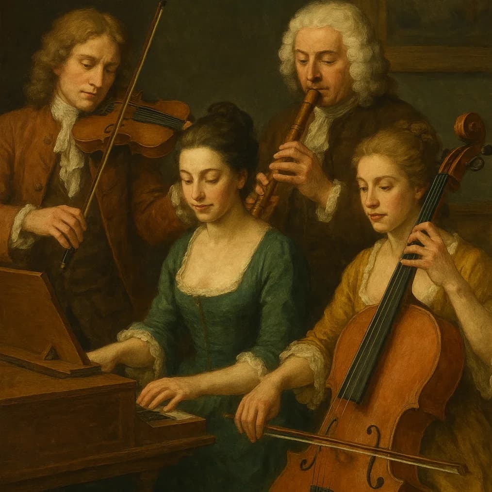 Ensemble Baroque Pleasures i Gudhjem kirke